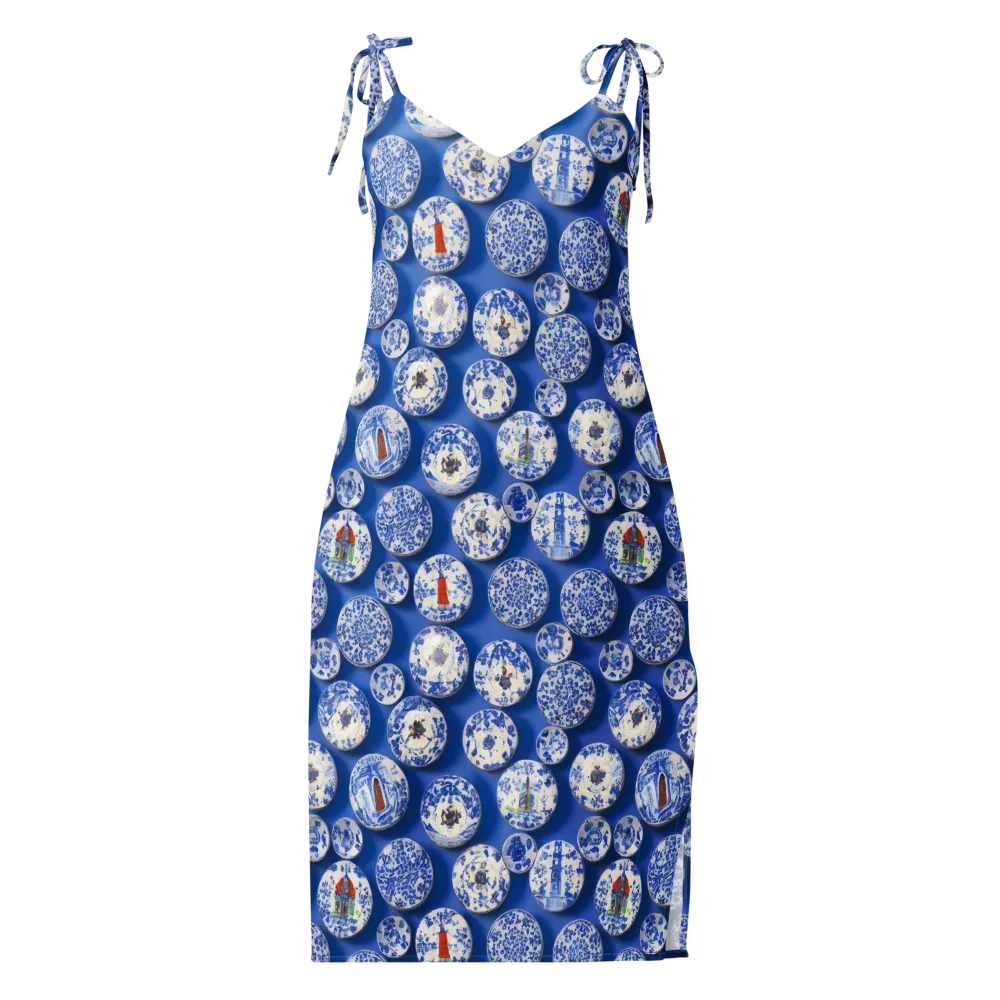 Cobalt Cabinet on Slip Dress — Front