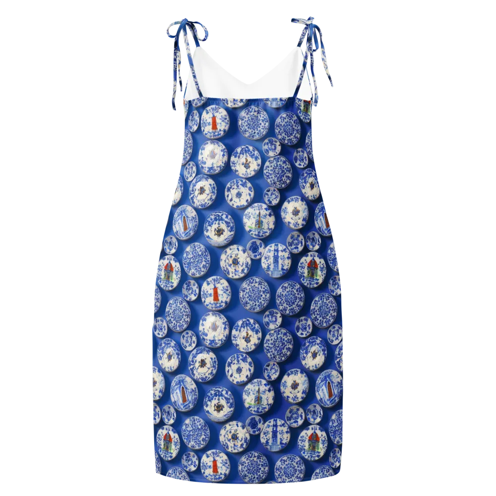 Cobalt Cabinet on Slip Dress — Back