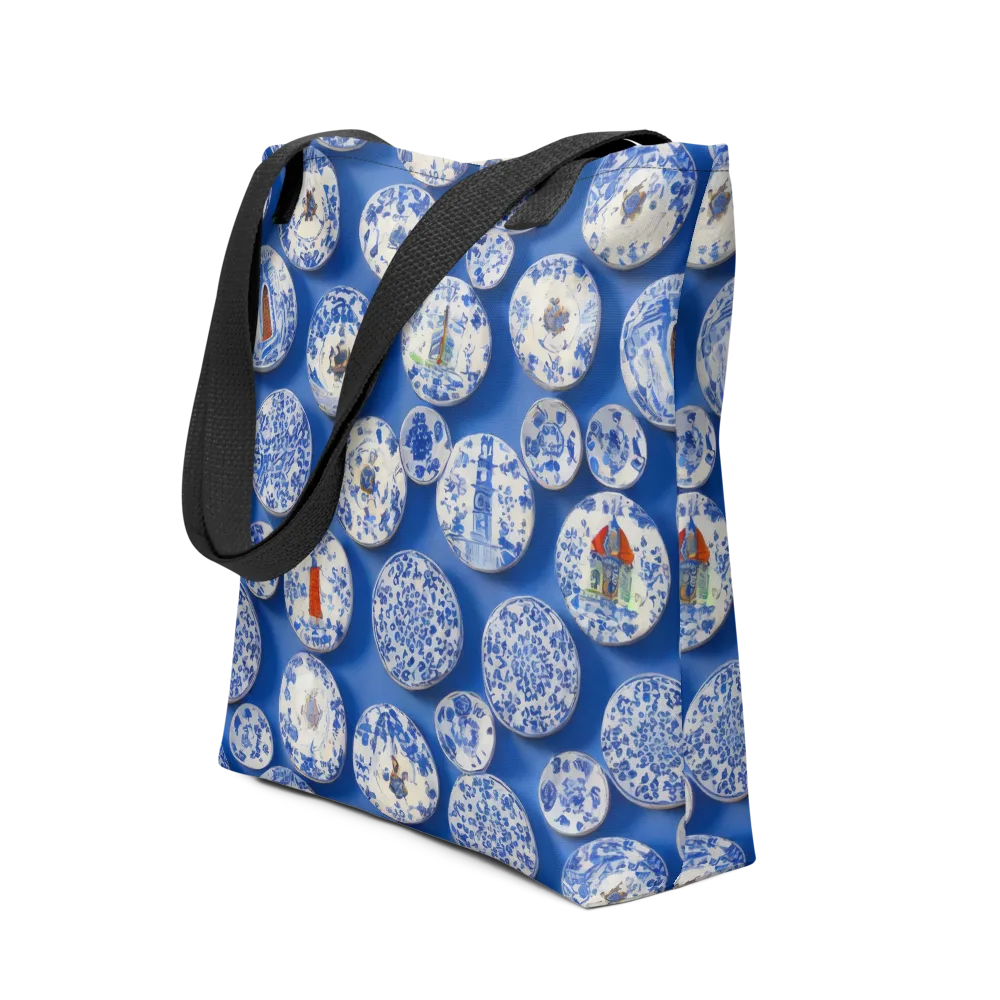 Cobalt Cabinet on Tote Bag — Front