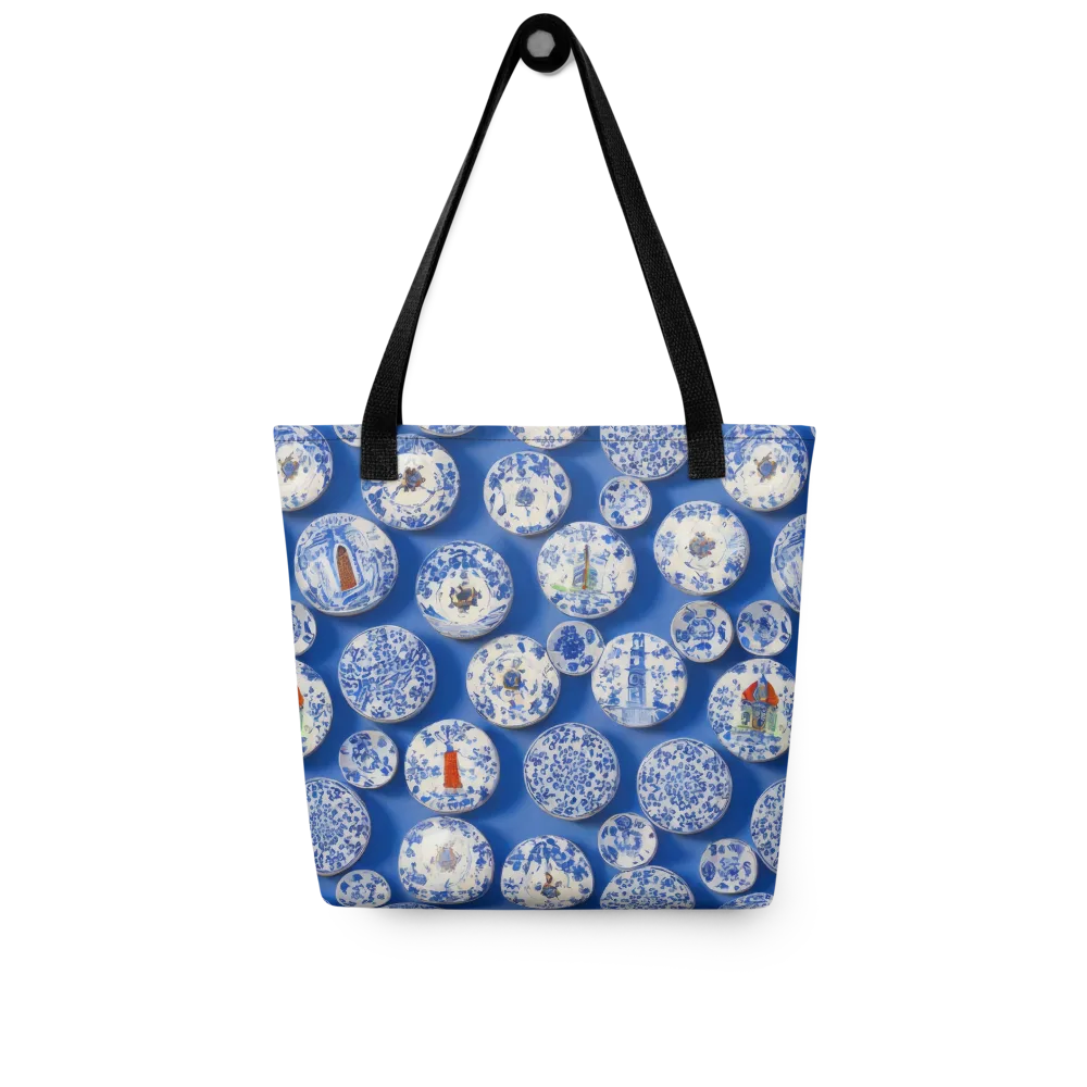 Cobalt Cabinet on Tote Bag — Front