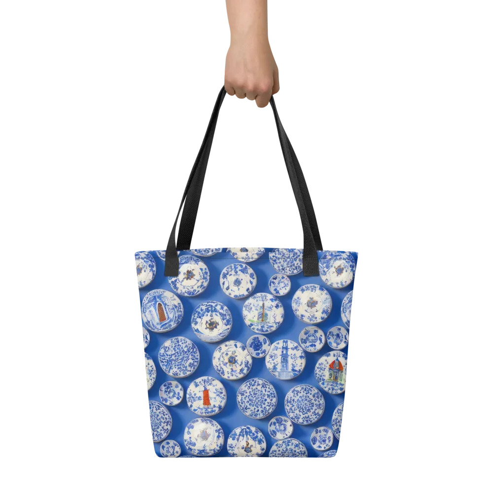 Cobalt Cabinet on Tote Bag — Front