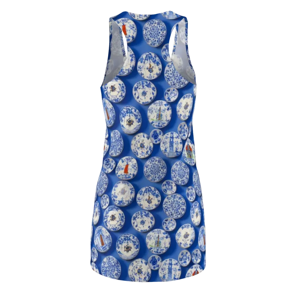 Cobalt Cabinet on Racerback Dress — Back
