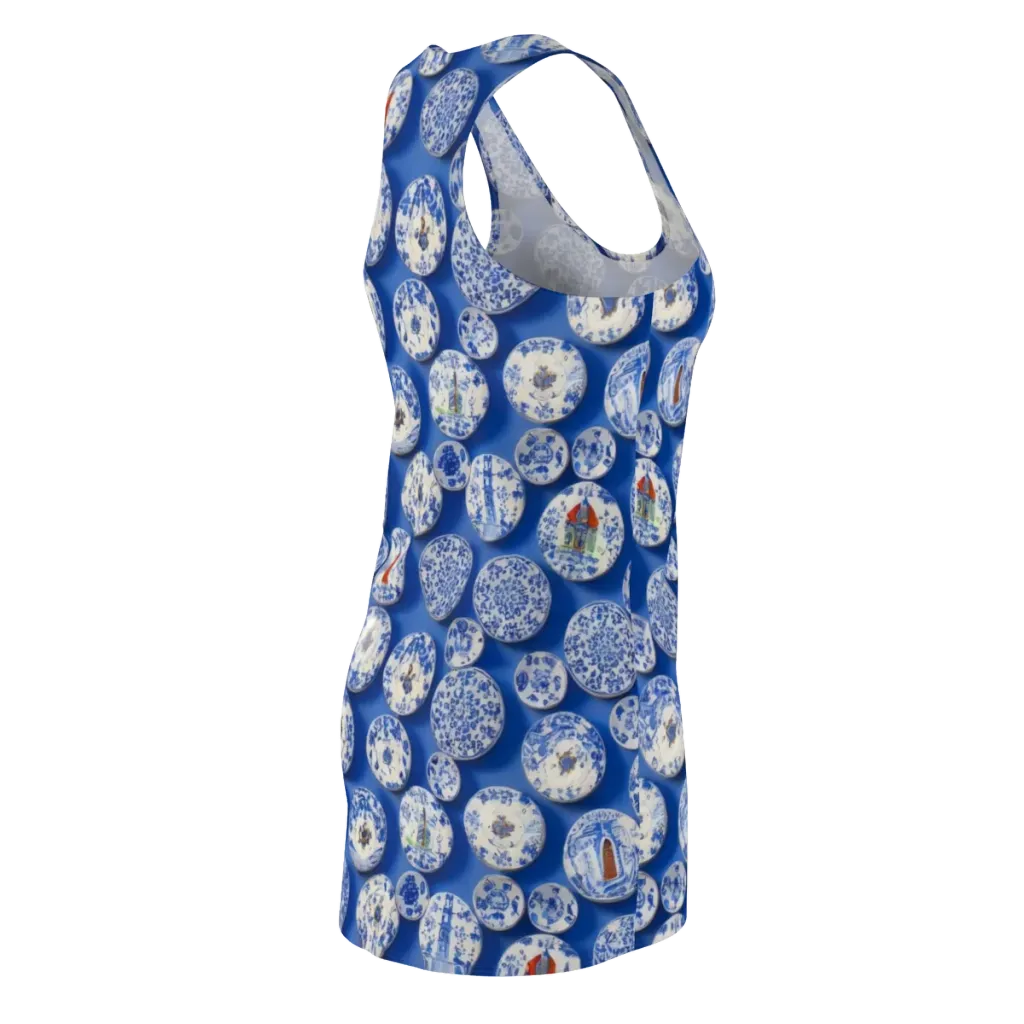 Cobalt Cabinet on Racerback Dress — Back Side