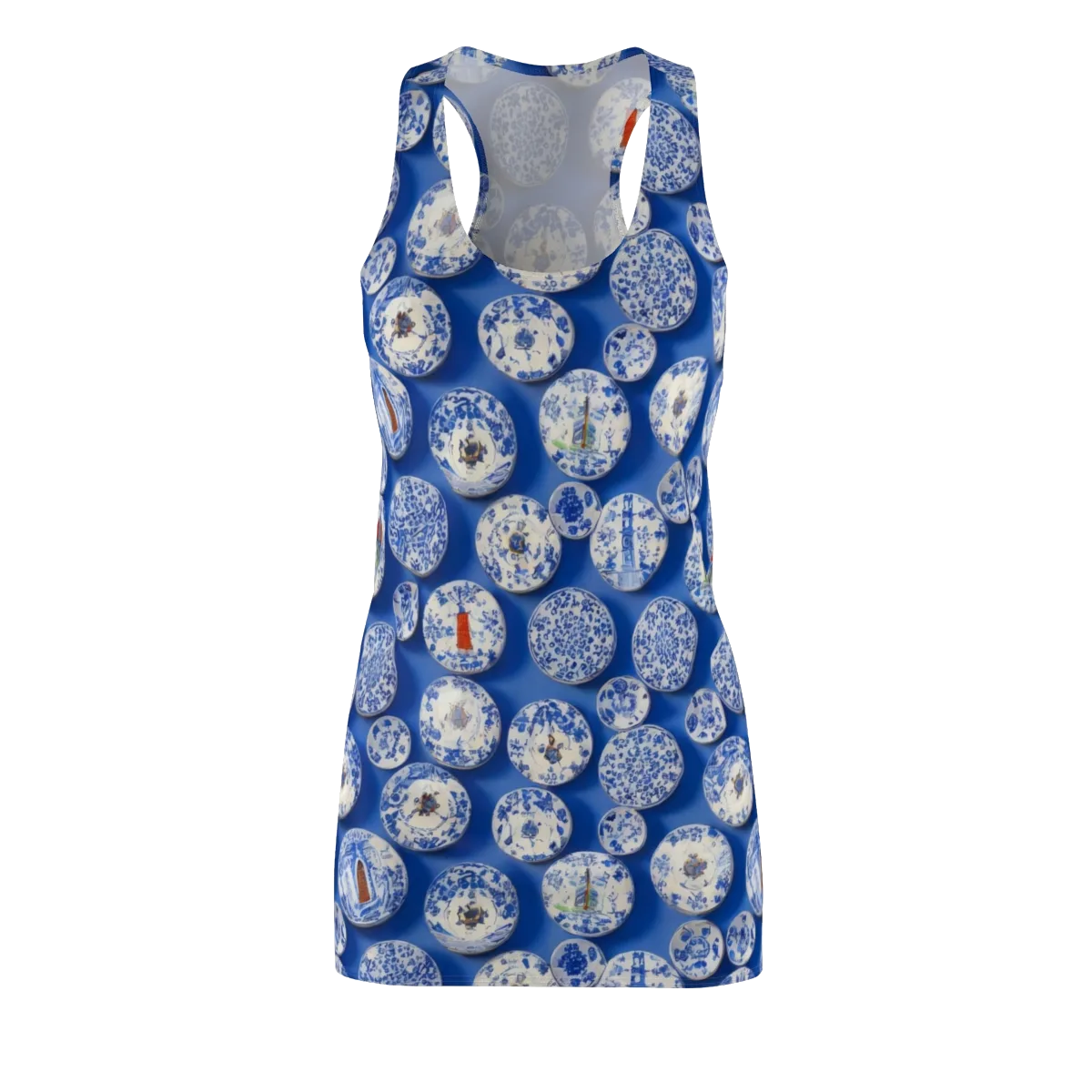 Cobalt Cabinet on Racerback Dress — Front