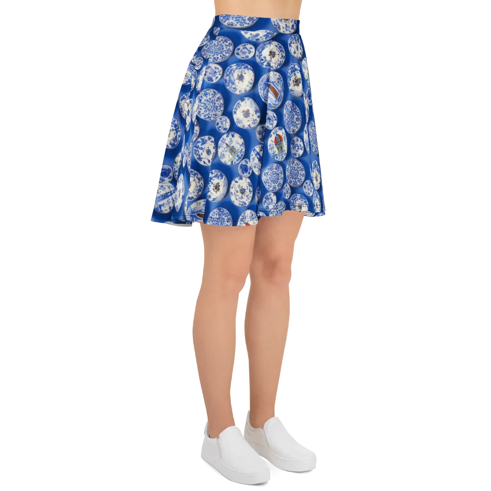 Cobalt Cabinet on Skater Skirt — Right