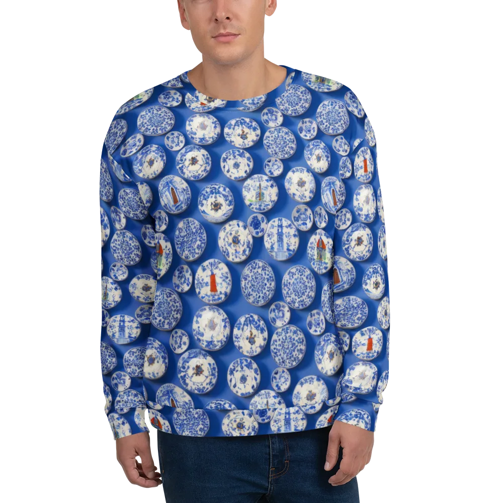 Cobalt Cabinet on Sweatshirt — Front