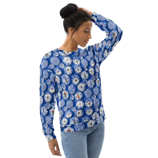 Cobalt Cabinet on a Sweatshirt