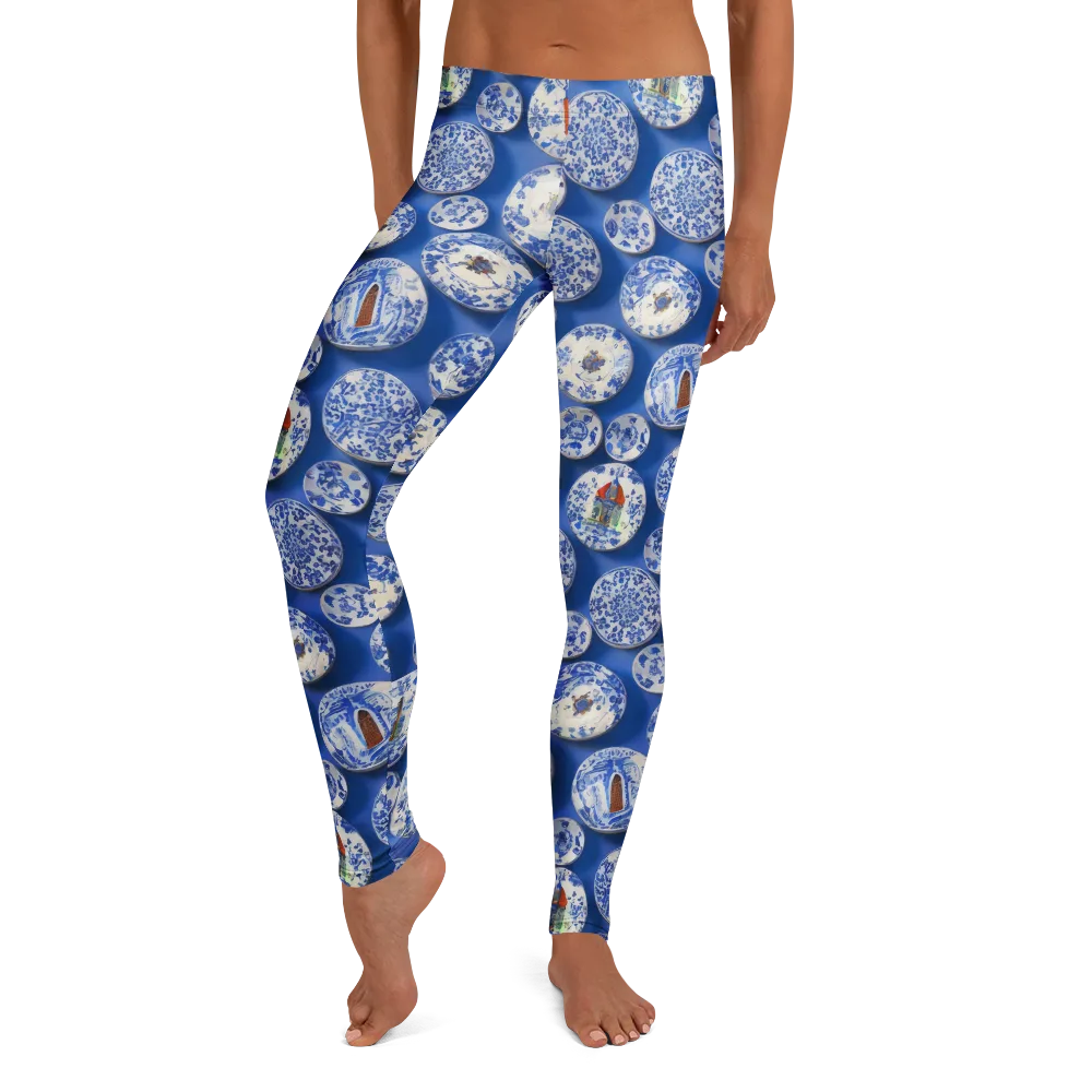 Cobalt Cabinet on Leggings — Front