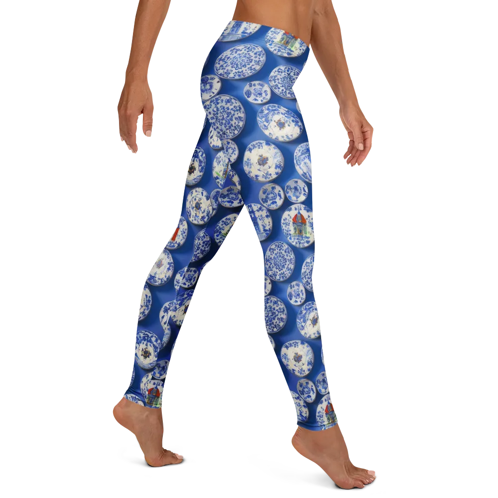 Cobalt Cabinet on Leggings — Right