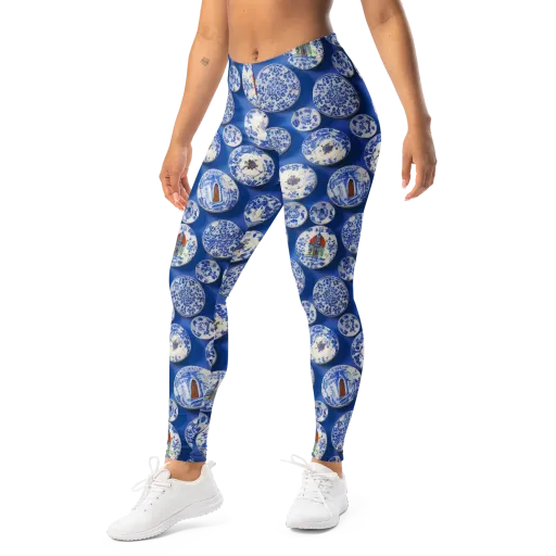 Cobalt Cabinet on a Leggings