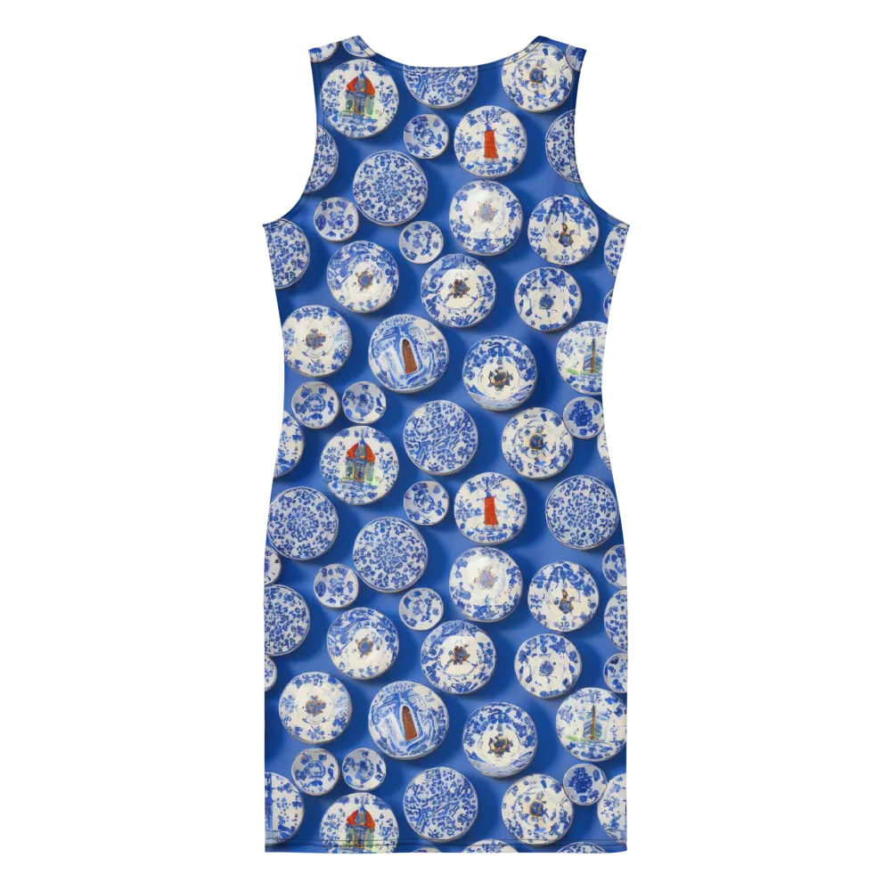 Cobalt Cabinet on Bodycon Dress — Back