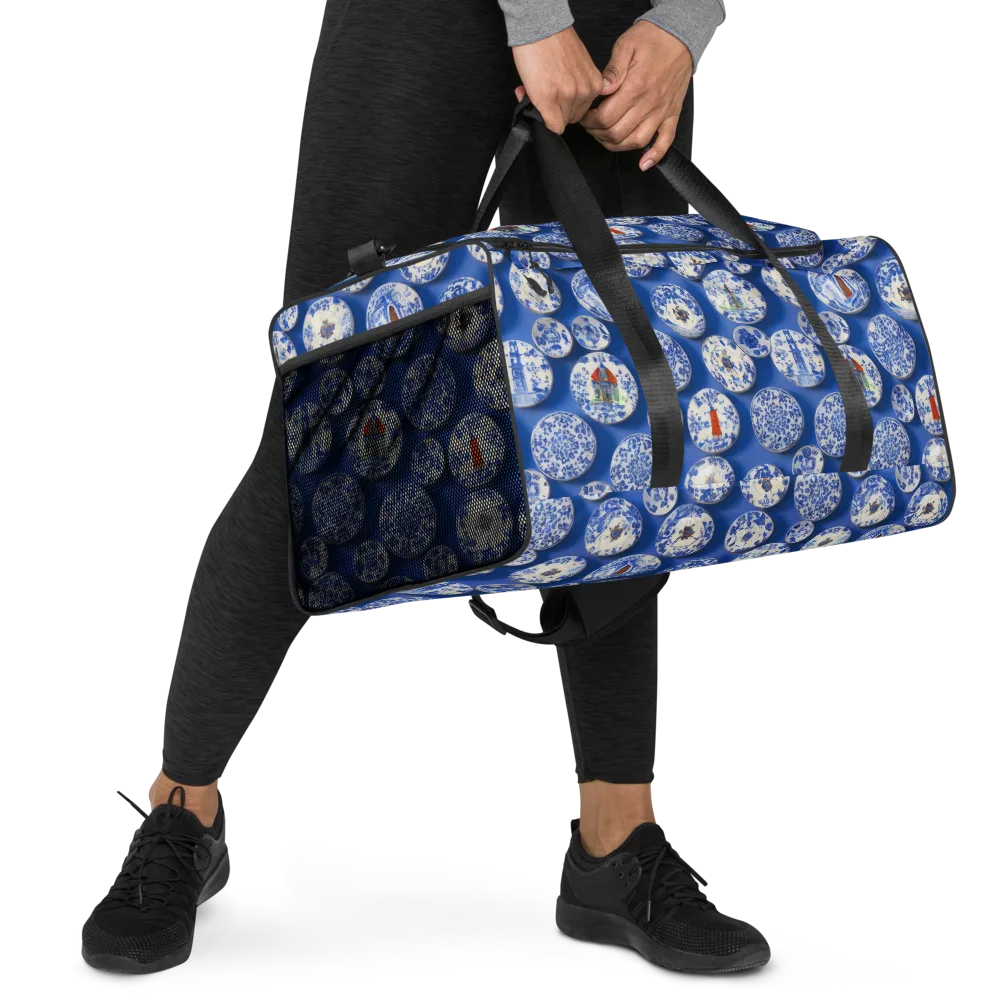 Cobalt Cabinet on Duffle Bag — Right Front