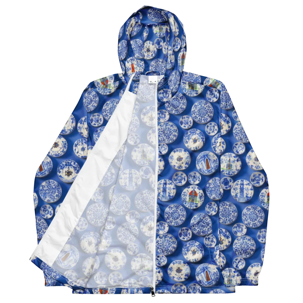 Cobalt Cabinet on Men's Windbreaker — Front