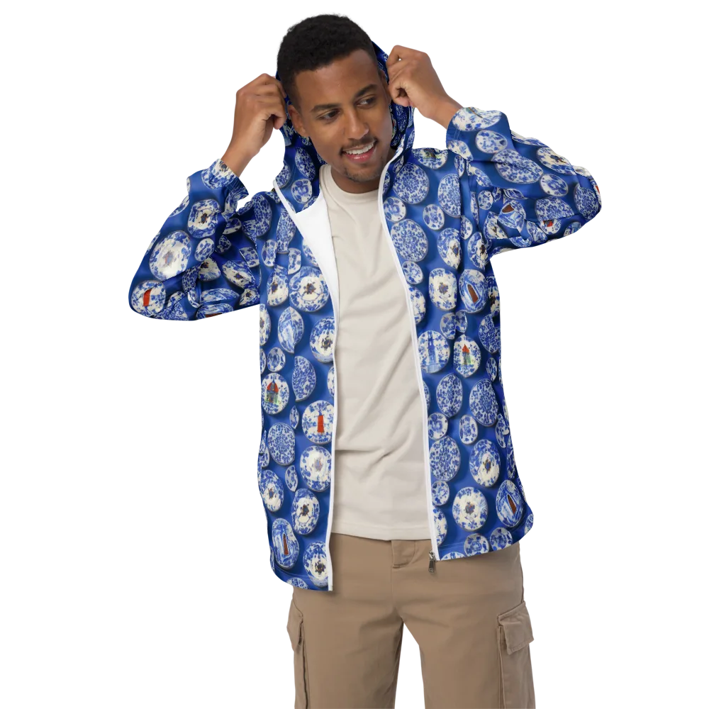 Cobalt Cabinet on Men's Windbreaker — Front