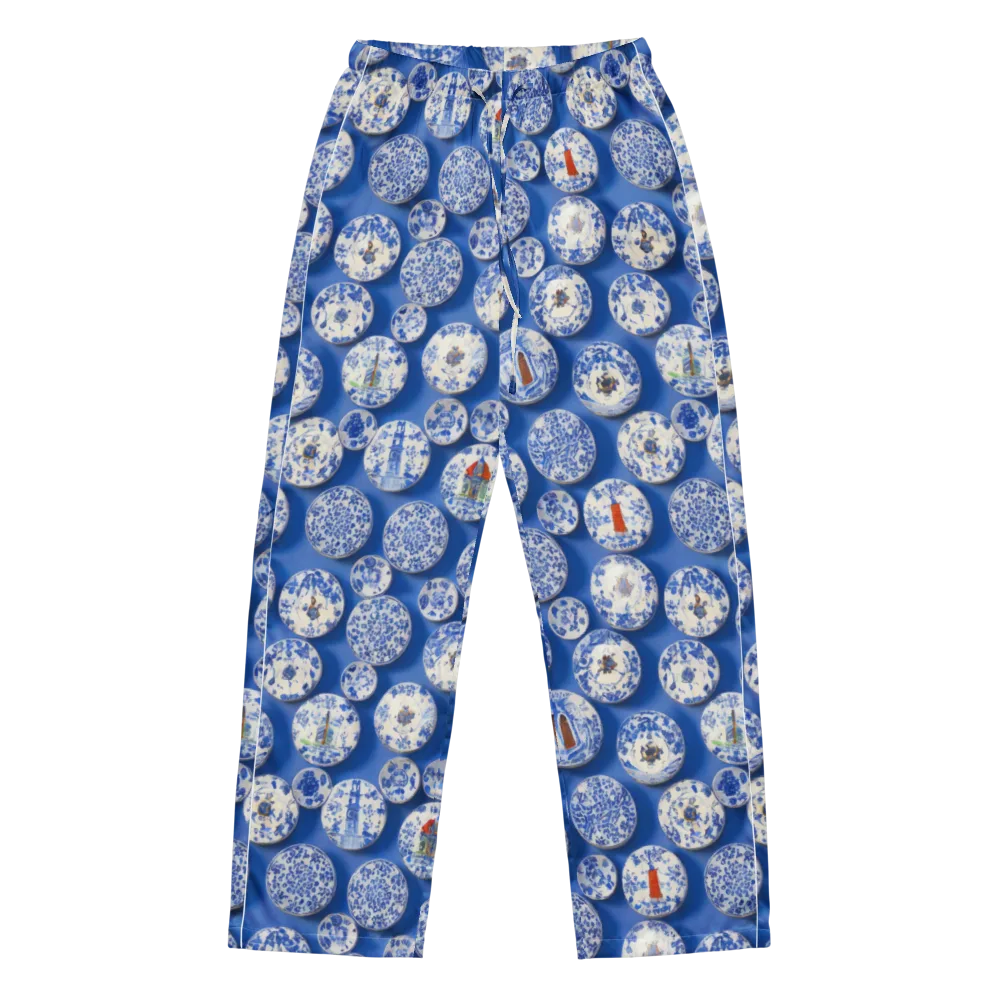 Cobalt Cabinet on Women's Pajama Pants — Front