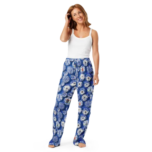 Cobalt Cabinet on a Women's Pajama Pants