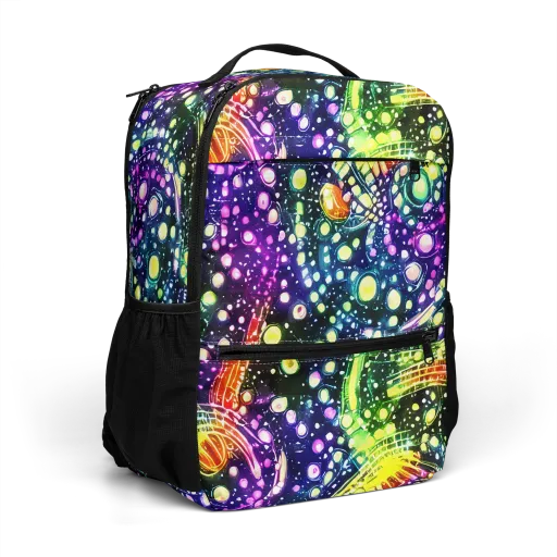 Infinite Prism on a Utility Backpack
