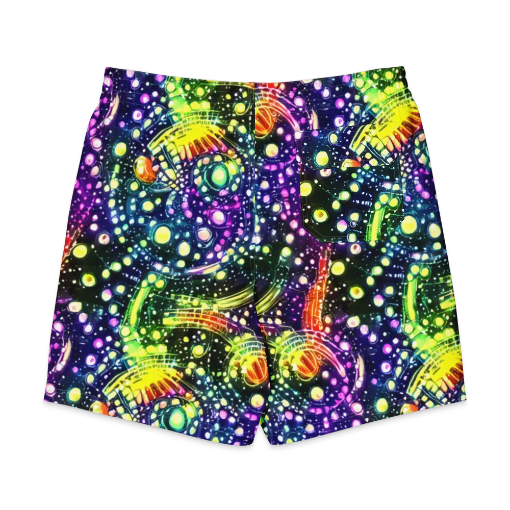 Infinite Prism on Men's Board Shorts — Back