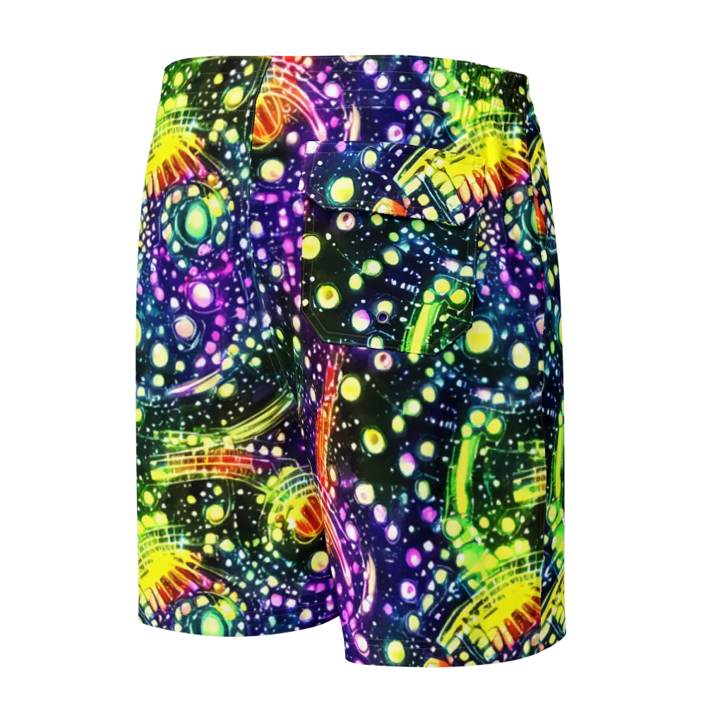 Infinite Prism on Men's Board Shorts — Back