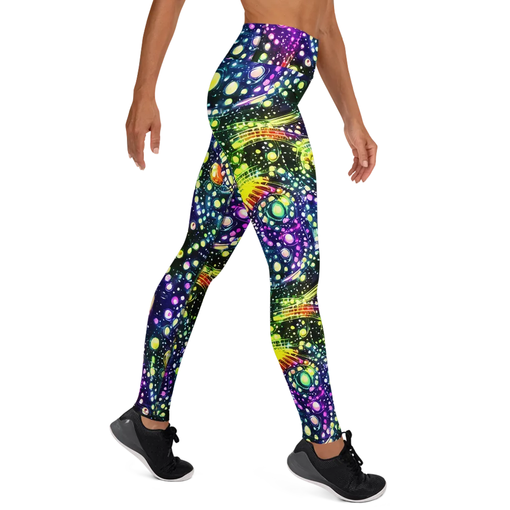 Infinite Prism on Yoga Leggings — Right
