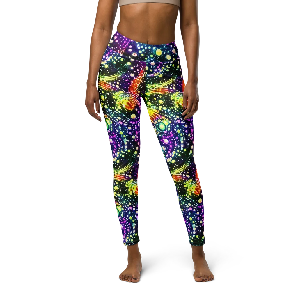 Infinite Prism on Yoga Leggings — Front
