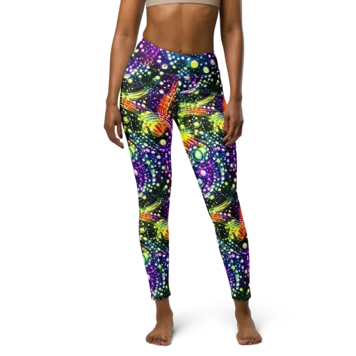 Infinite Prism on a Yoga Leggings