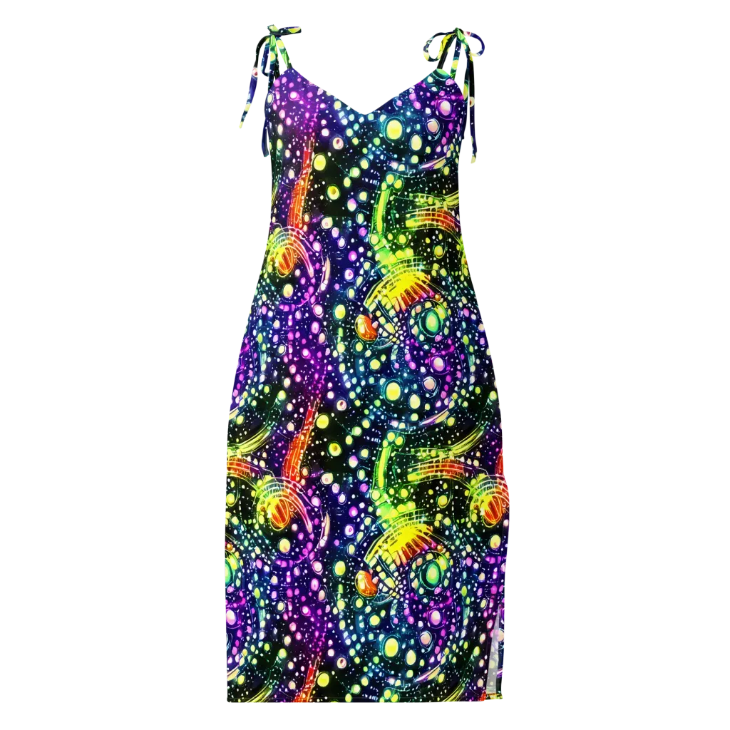 Infinite Prism on Slip Dress — Front