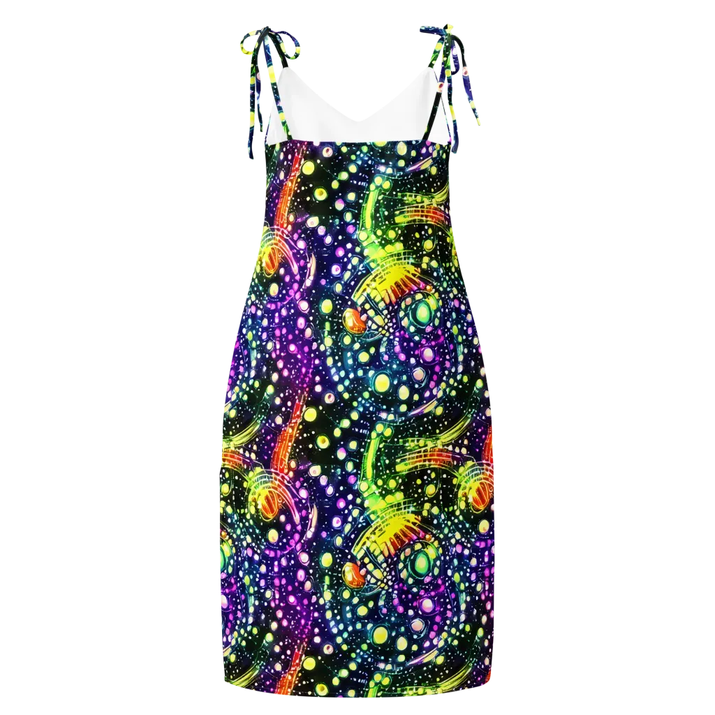 Infinite Prism on Slip Dress — Back