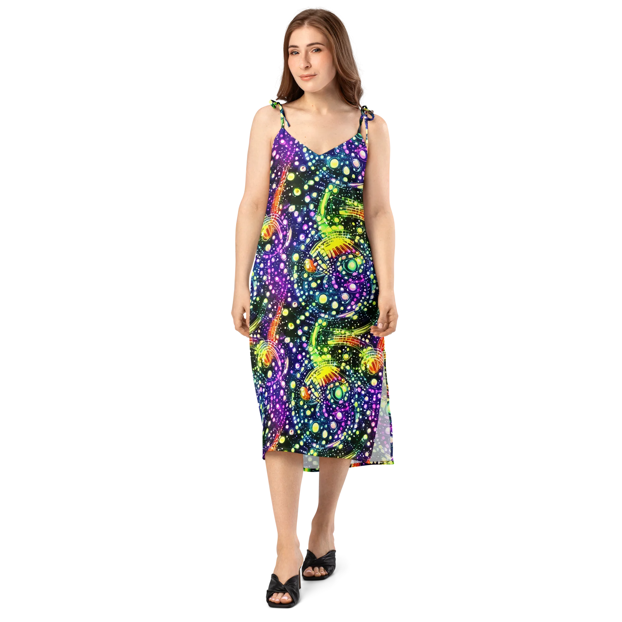 Infinite Prism on Slip Dress — Front