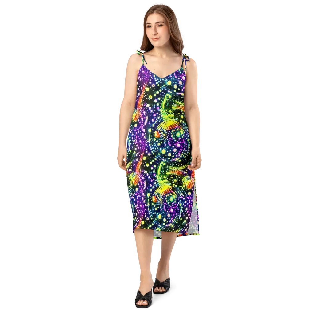 Infinite Prism on Slip Dress — Front
