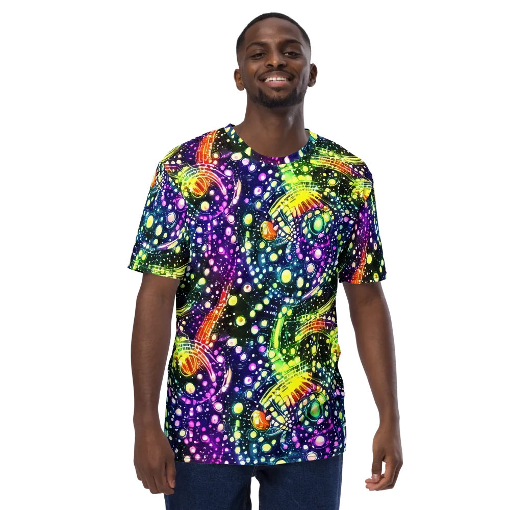 Infinite Prism on Men's Crew Neck T-Shirt — Front