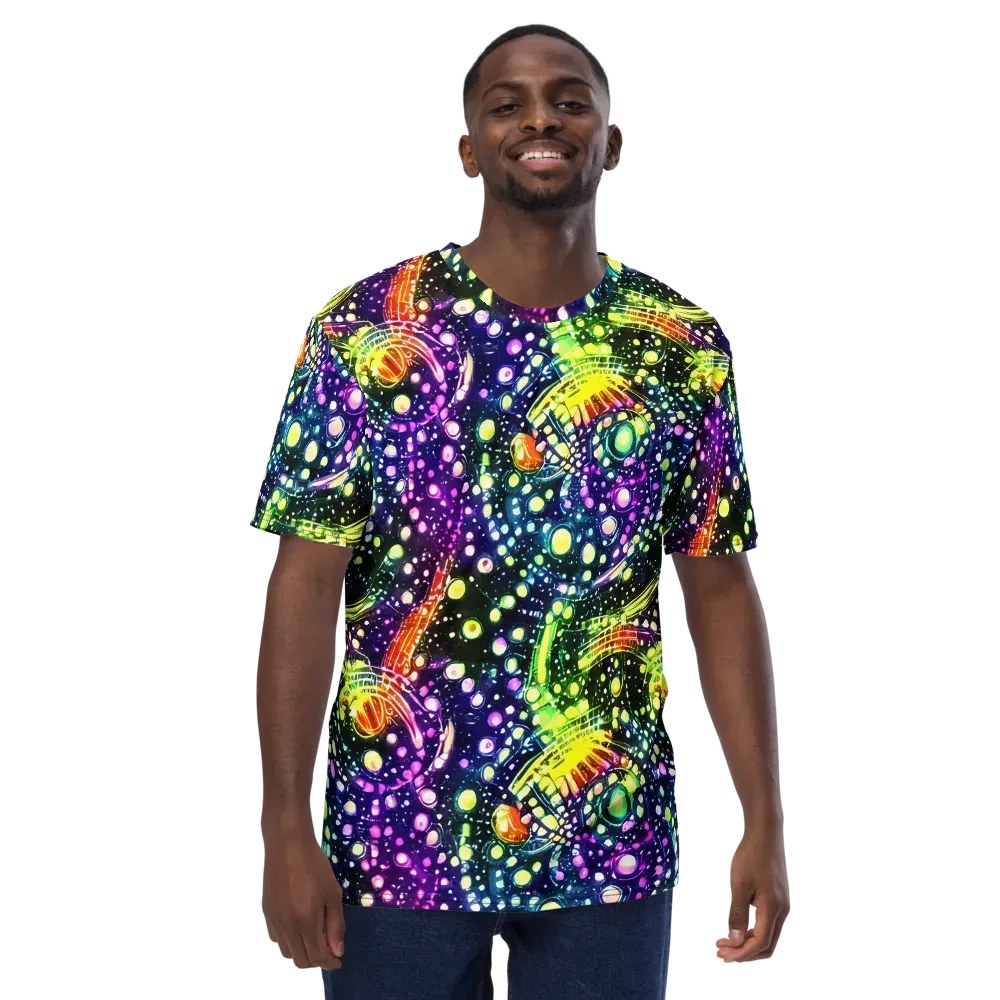 Infinite Prism on Men's Crew Neck T-Shirt — Front