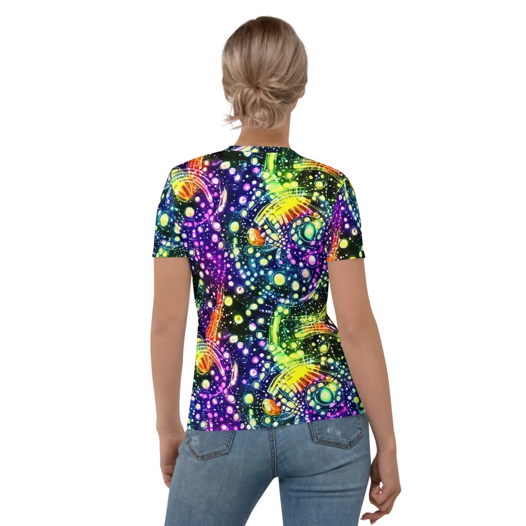 Infinite Prism on Women's Crew Neck T-Shirt — Back