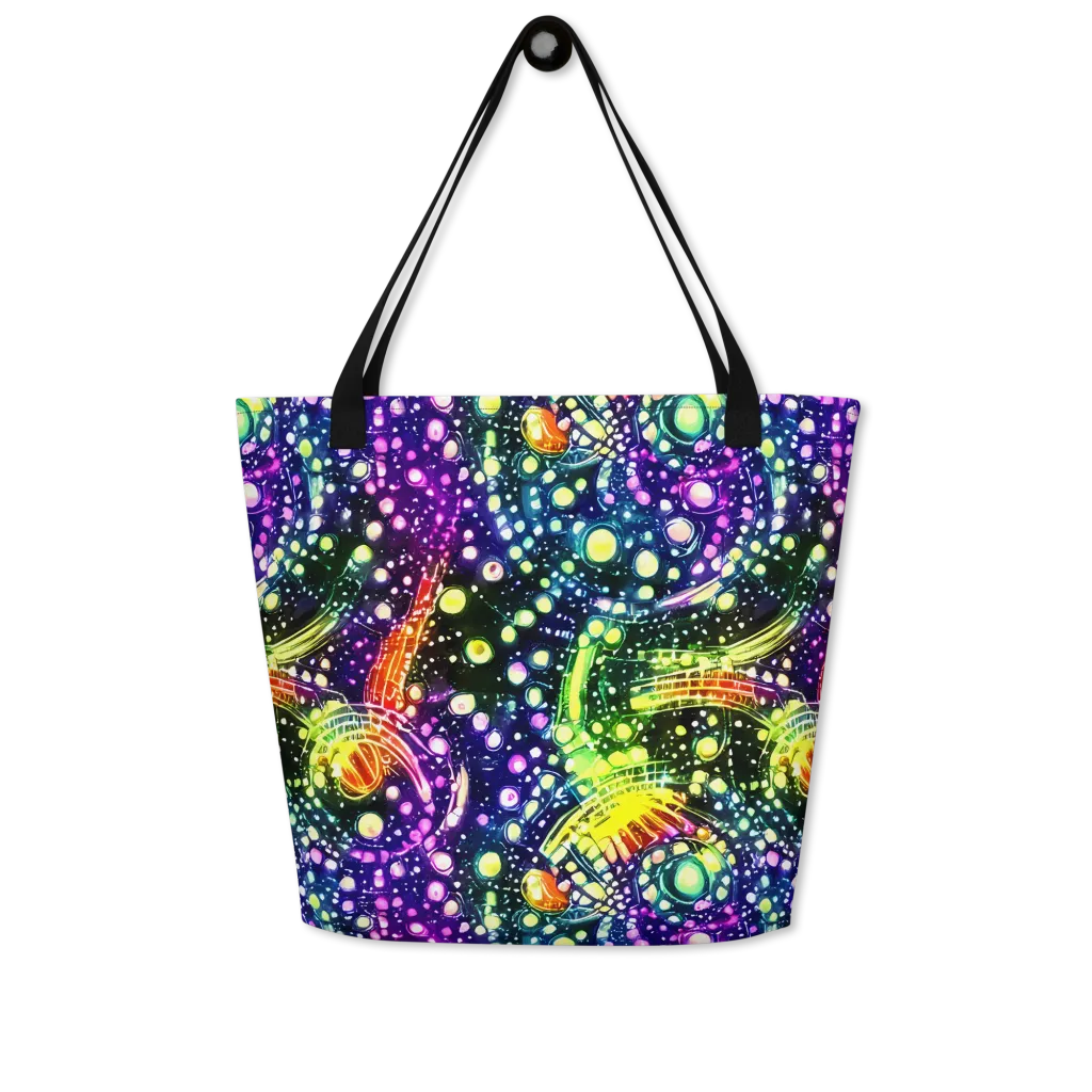 Infinite Prism on Large Tote Bag W/ Pocket — Front