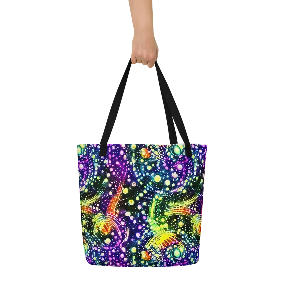 Infinite Prism on Large Tote Bag W/ Pocket — Front