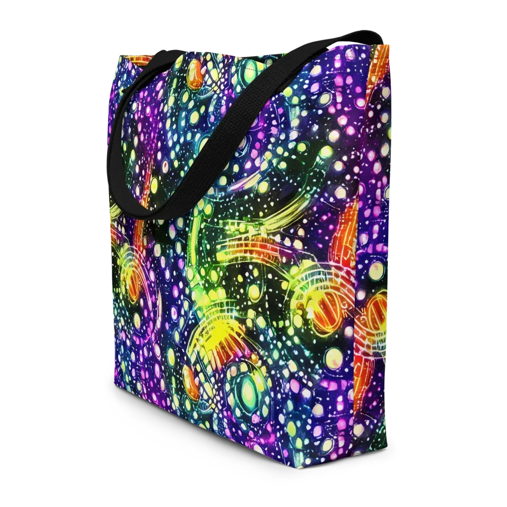 Infinite Prism on Large Tote Bag W/ Pocket — Front