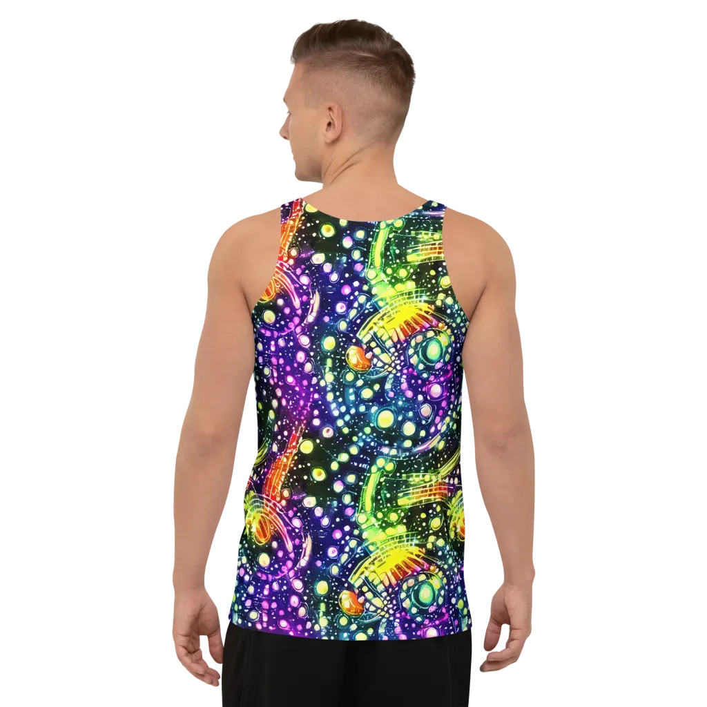 Infinite Prism on Men's Tank Top — Back