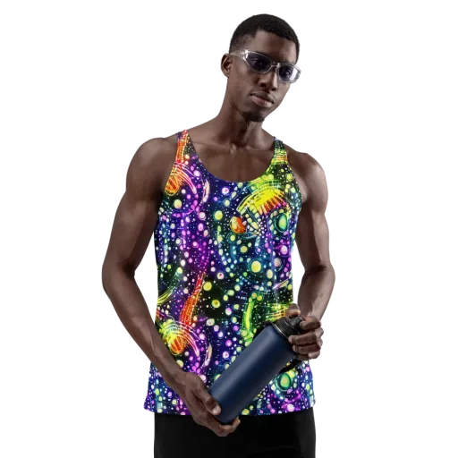 Infinite Prism on a Men's Tank Top