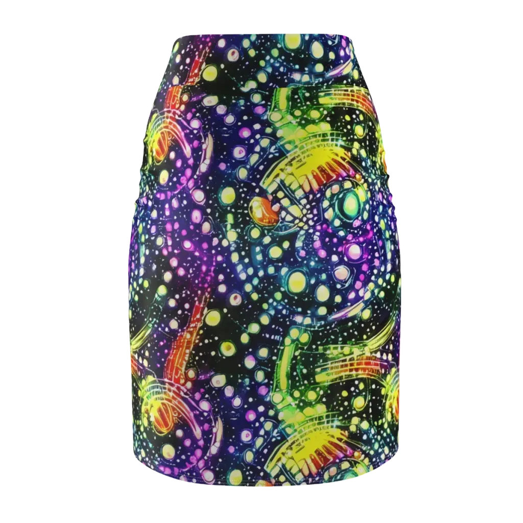 Infinite Prism on Pencil Skirt — Back