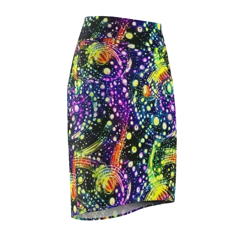Infinite Prism on Pencil Skirt — Front Side