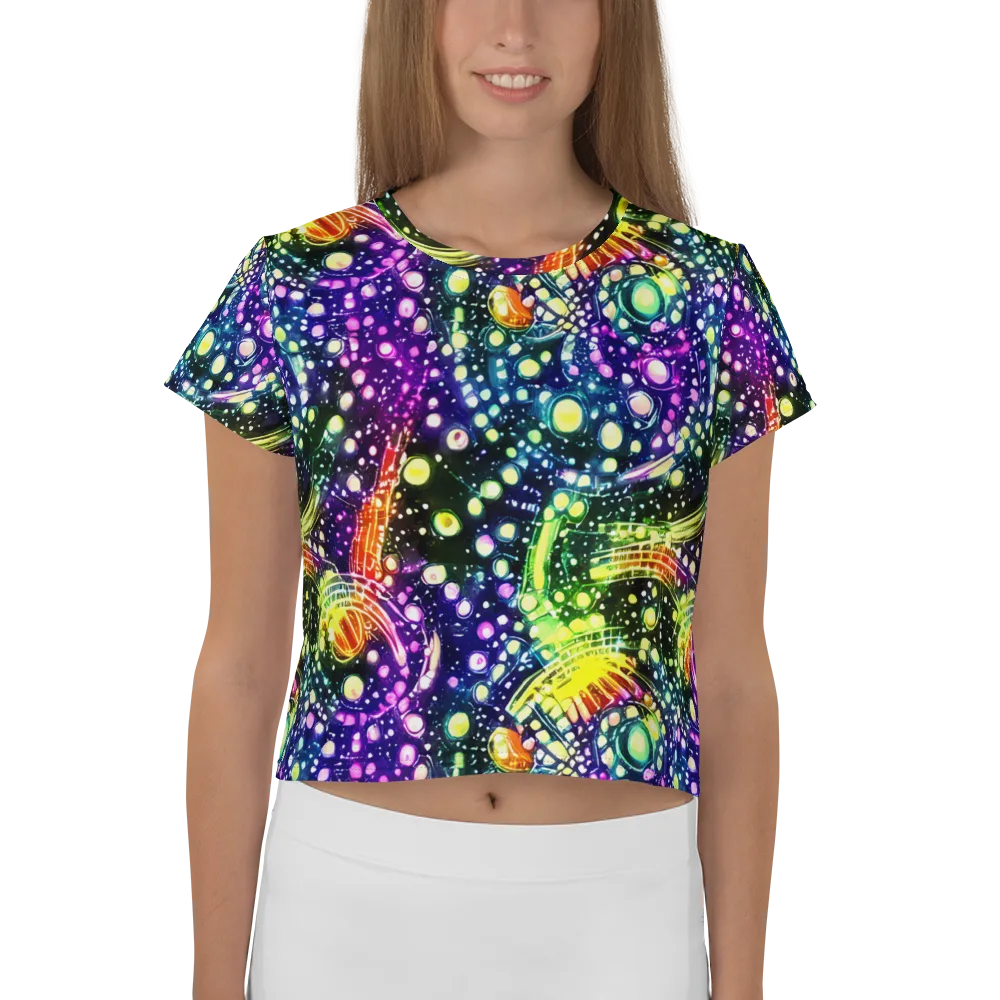 Infinite Prism on Crop Tee — Front