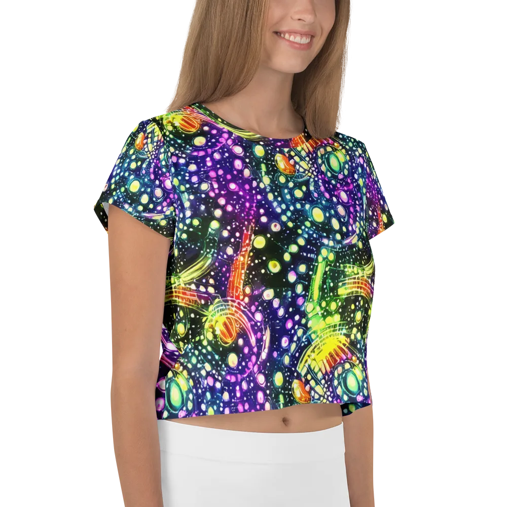 Infinite Prism on Crop Tee — Right