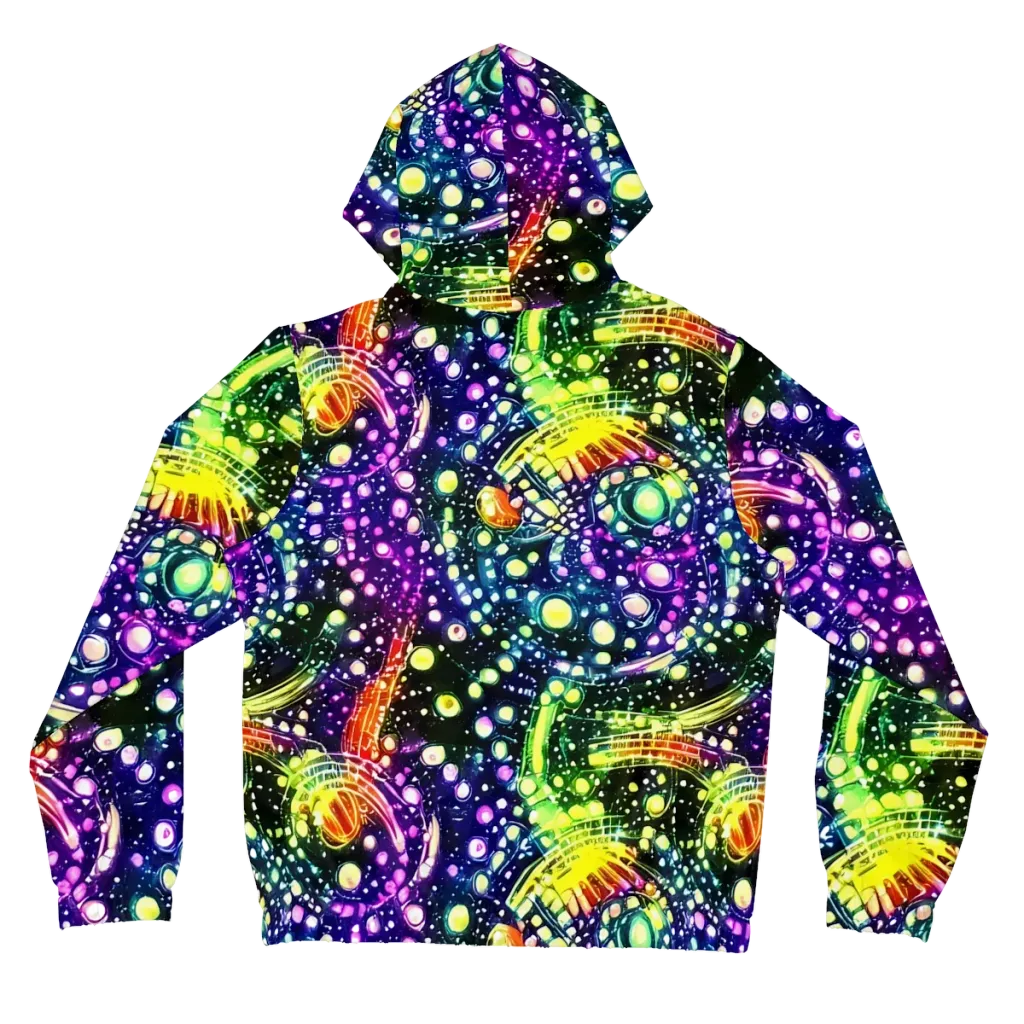 Infinite Prism on Women's Full-Zip Hoodie — Back