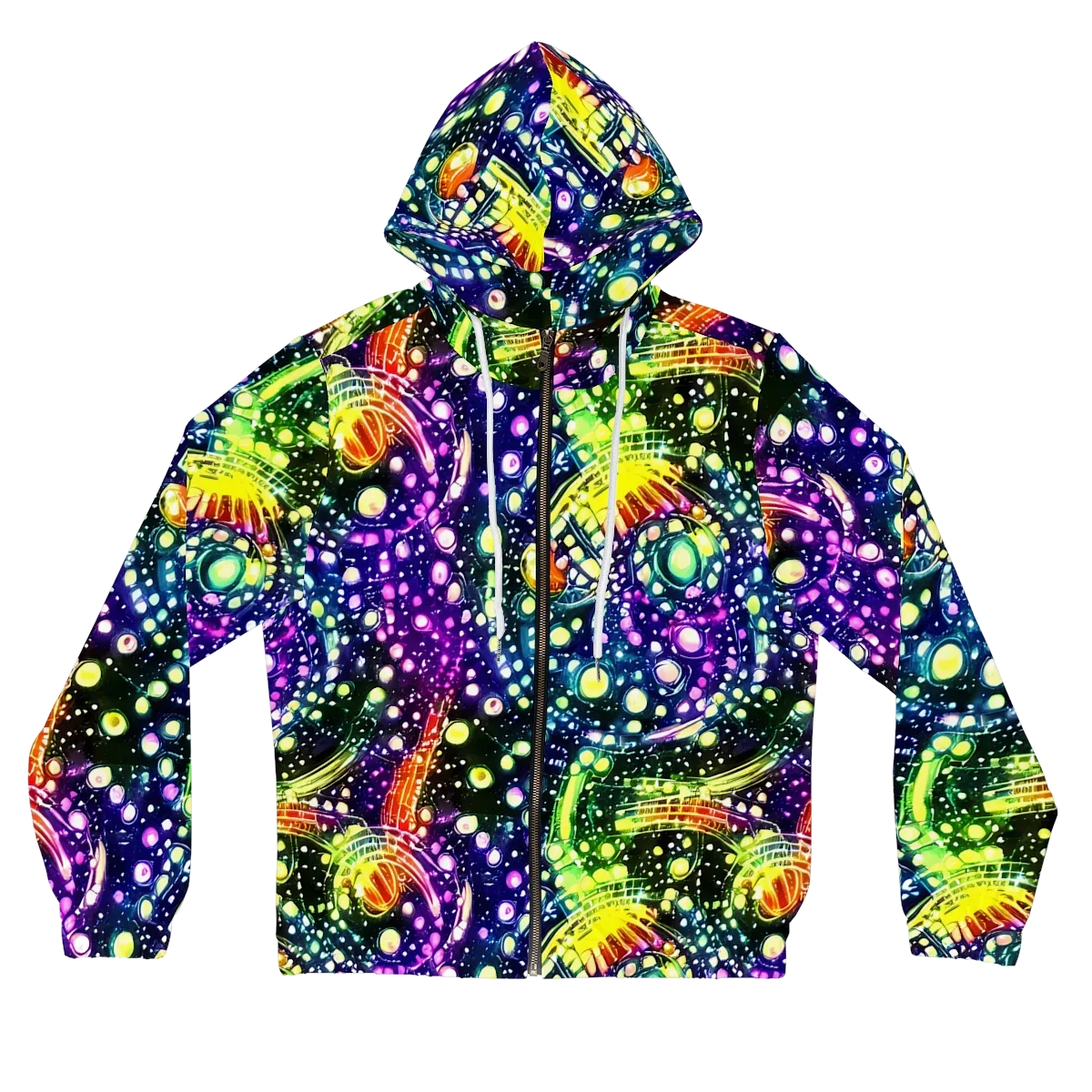 Infinite Prism on Women's Full-Zip Hoodie — Front
