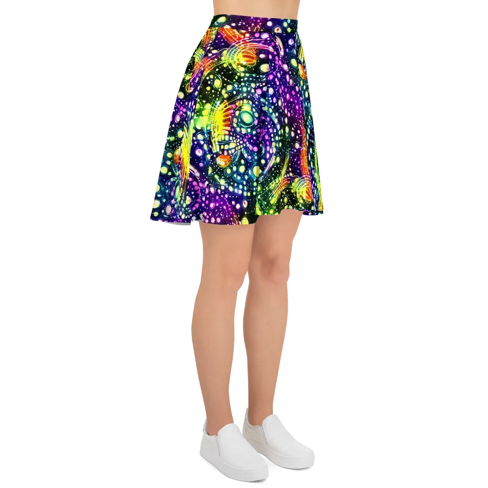 Infinite Prism on Skater Skirt — Right