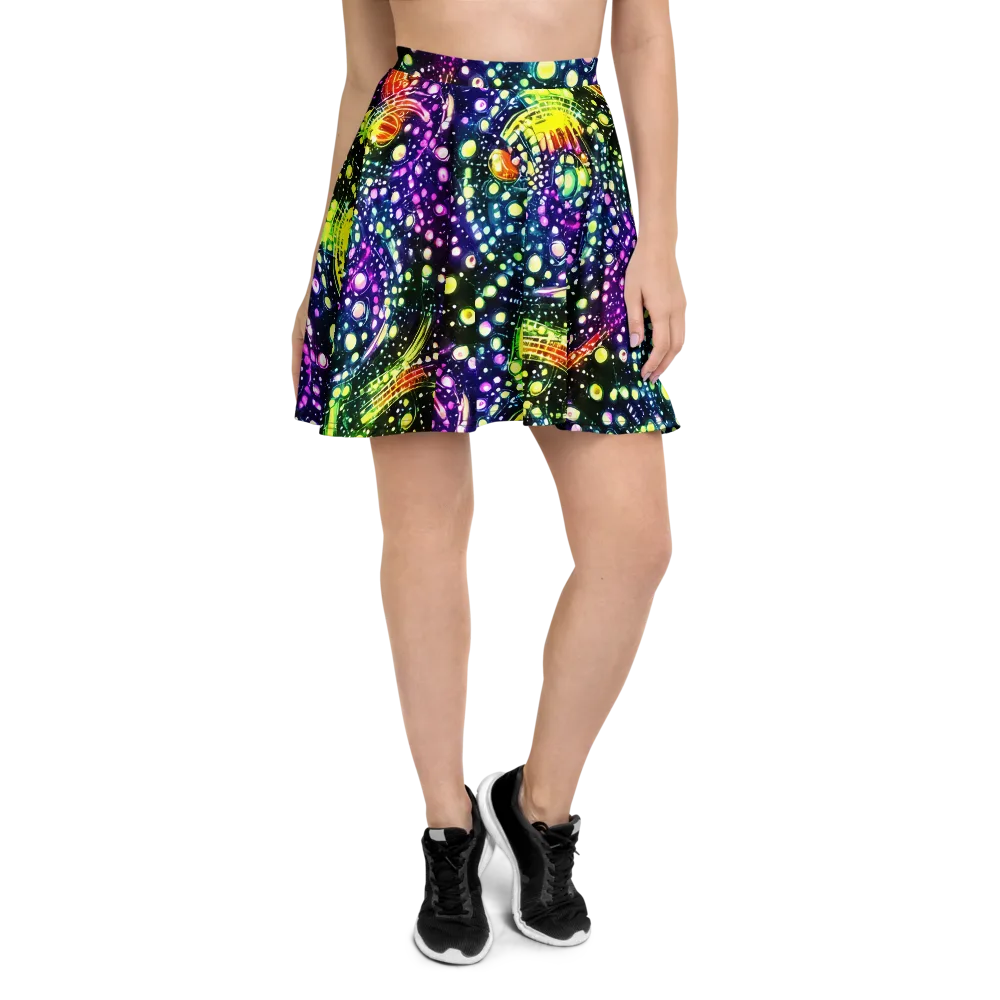 Infinite Prism on Skater Skirt — Front