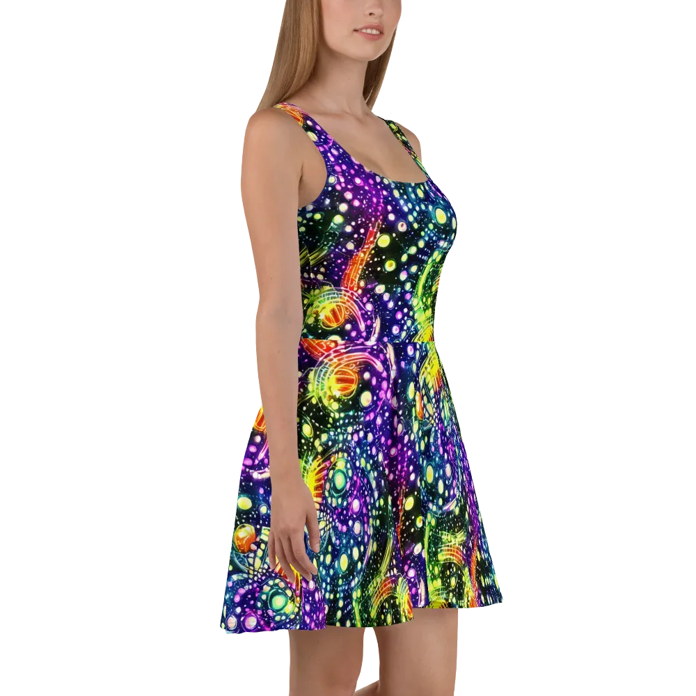 Infinite Prism on Skater Dress — Right