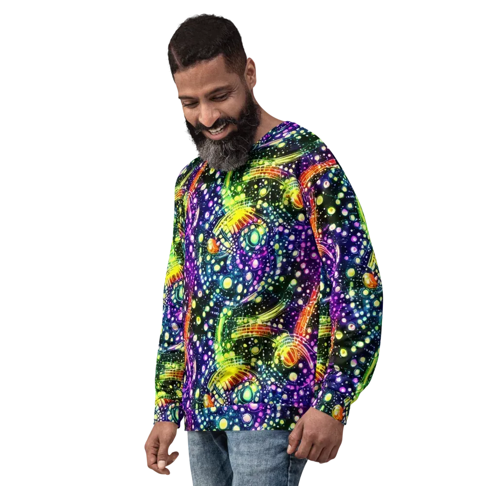 Infinite Prism on Sweatshirt — Left Front