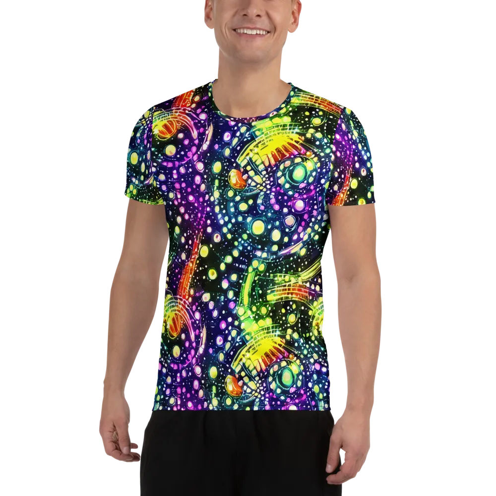 Infinite Prism on Men's Athletic T-Shirt — Front