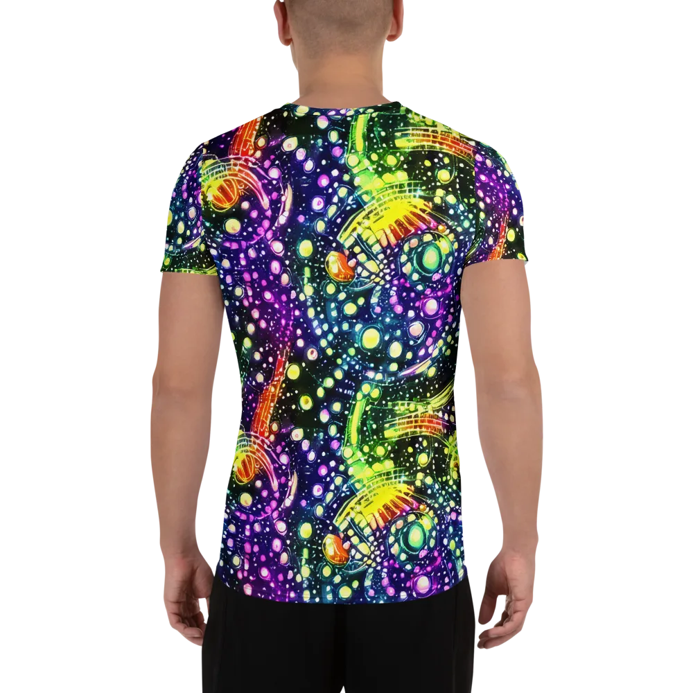 Infinite Prism on Men's Athletic T-Shirt — Back